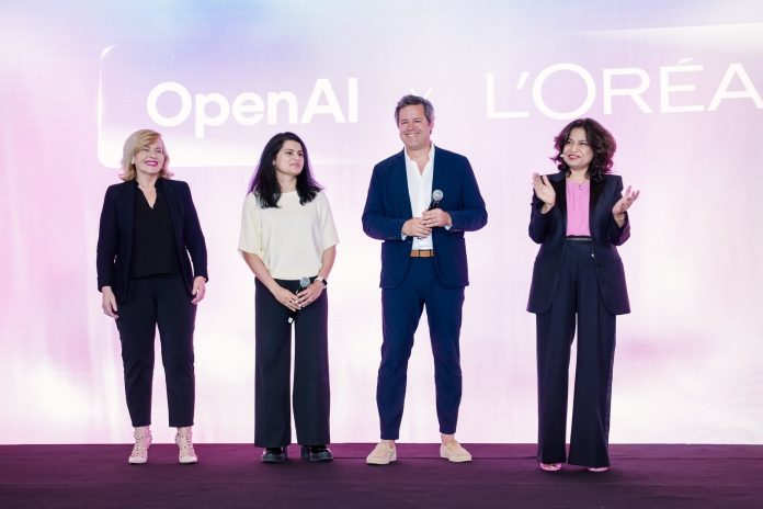 L'Oréal x OpenAI Announcement - L'Oréal VivaTech Press Conference ©Alex Liu